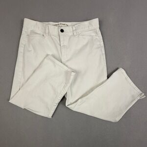 Ralph Lauren Jeans Co‎ White Bootcut Crop Jeans Women Size 6